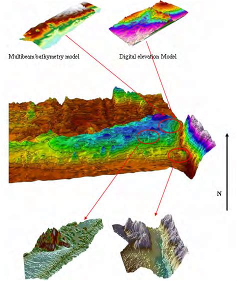 Digital Elevation Model Of The East Ridge The Bathymetric Models Are