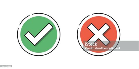 Check Mark Icons Vector Illustration Stock Illustration Download