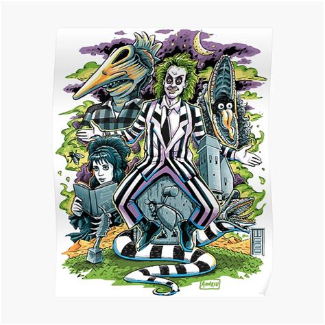 Beetlejuice Poster For Sale By Curtoq26lb5 Redbubble