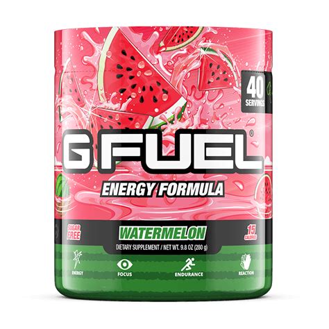 G Fuel Energy Formula Watermelon Flavor Tub Antioxidant Complex