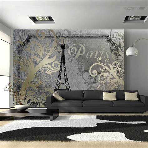 Tiptophomedecor Cityscape Wallpaper Wall Mural Vintage Paris