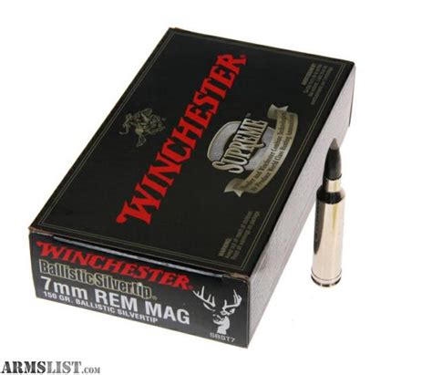 Armslist For Sale Winchester Supreme Ballistic Silvertip Mm Rem Mag