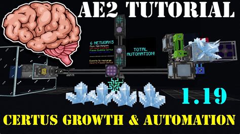 AE2 Tutorial 1 19 Certus Growth Automation Applied Energistics 2