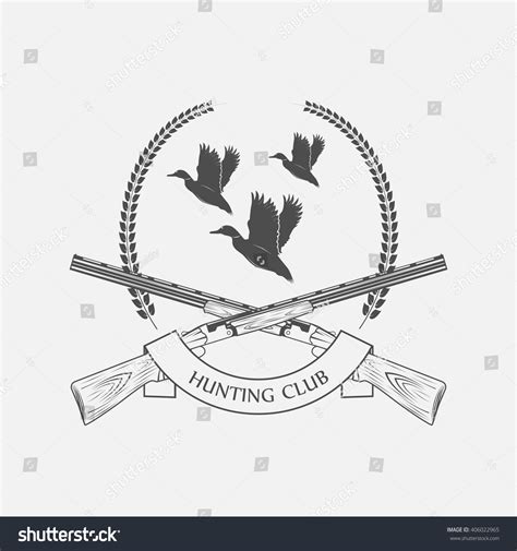 Duck Hunting Vector Illustration Stock Vector (Royalty Free) 406022965