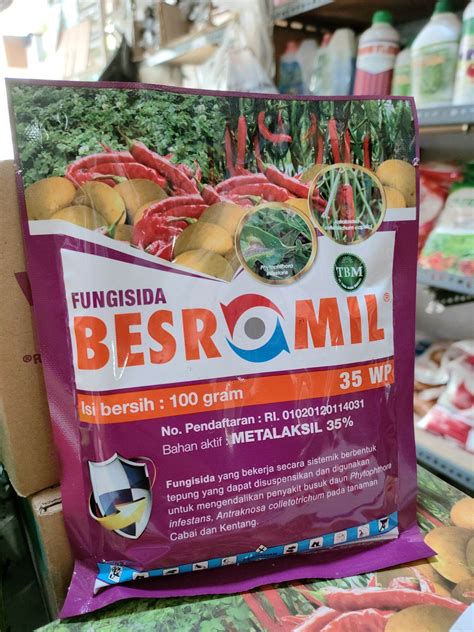 Fungisida Busuk Daun Buah Besromil 35 WP 100 Gram Lazada Indonesia