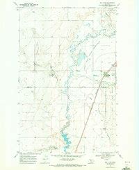 Map of Box Elder, MT in 1969 | Pastmaps