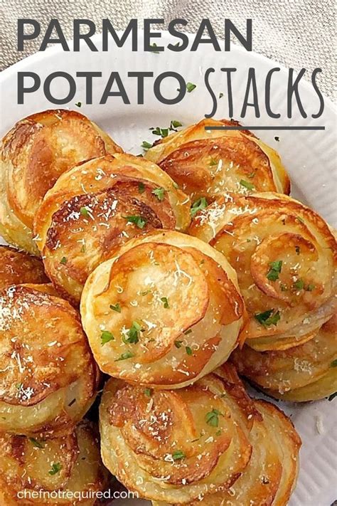 Cheesy Mini Gratin Dauphinois Potato Stacks Chef Not Required