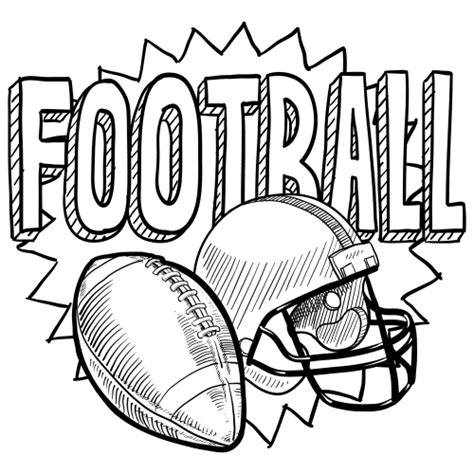 Free Printable Football Coloring Page Free Printable Coloring Pages