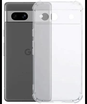 Google Pixel A Hoesje Schokbestendig Dun Tpu Back Cover Transparant