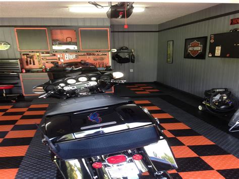 Harley Davidson Garage By Racedeck Garage Floors Racedeck