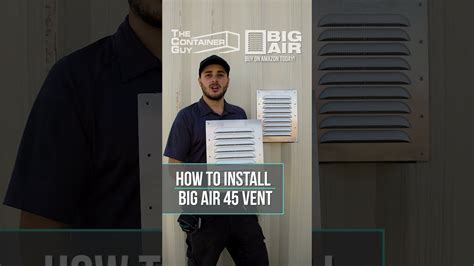 How To Install A Vent On A Shipping Container in Three Simple Steps