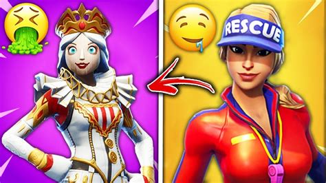 Top 10 Ugliest Fortnite Skins Everybody Hates Youtube