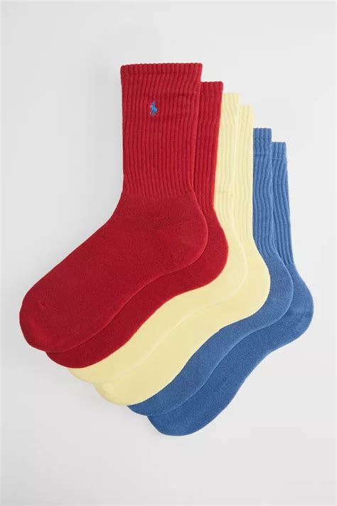 Polo Ralph Lauren Ribbed Crew Sock 3 Pack Urban Outfitters Canada