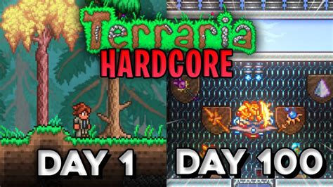 Gw Bertahan 100 Hari Di Terraria Hardcore Mode Ini Dia Yang Terjadi