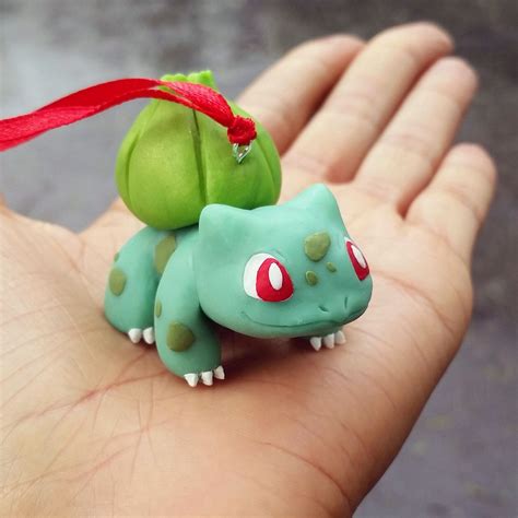 Polymer Clay Bulbasaur Figurine Bulbasaur Sculpture Pokemon Etsy