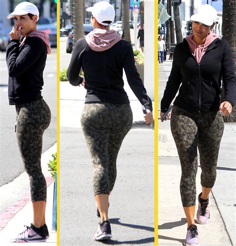 Photos Stunning Nicole Murphy Flaunts Her Derriere In Camouflage Leggings