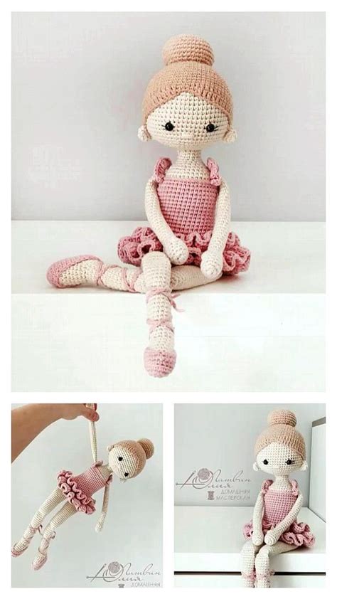 Amigurumi Ballerina Doll Free Pattern — Crochet Ballerina Free Pattern Crochet Toys Patterns