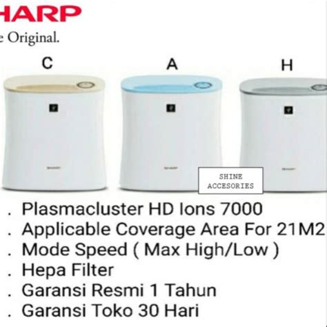 Jual Sharp Fp F Y A C H Air Purifier Penjernih Udara Segar Shopee