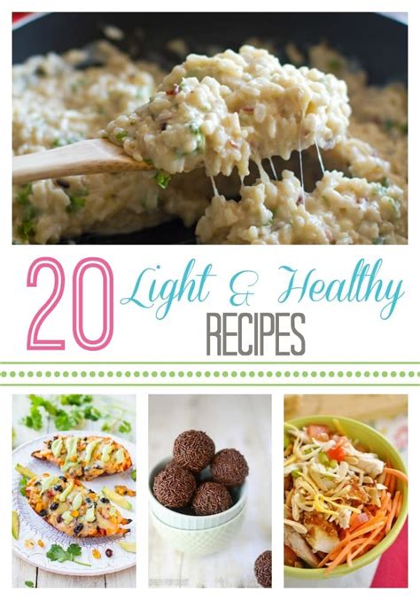 20 Light and Healthy Recipes - Your Homebased Mom