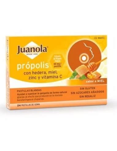 Comprar Juanola Propolis Hiedra Pastillas Miel Pastillas A Precio De