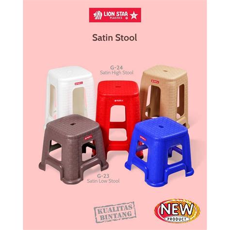 Jual Kursi Bakso Lion Star Satin Low Stool G G Kursi Pendek