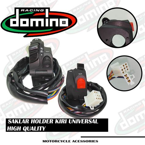 Jual SAKLAR STARTER DOMINO KIRI HAZARD ON OFF UNIVERSAL BEAT MIO VARIO