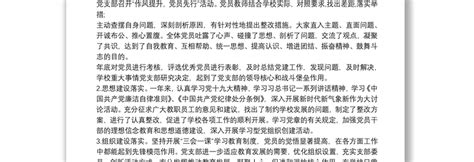 20xx年学校党支部党风廉政建设和反腐败工作总结 Word文档 工图网