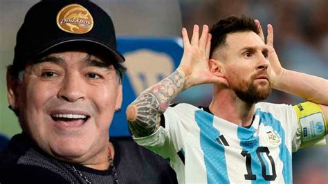 Salió A La Luz Un Inédito Video De Diego Maradona Elogiando A Lio Messi