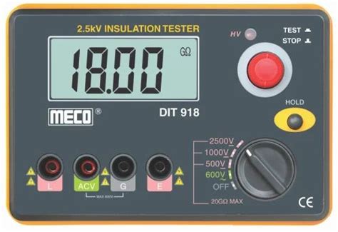 Meco Dit 918 Digital Insulation Tester At Rs 5310 Piece Insulation