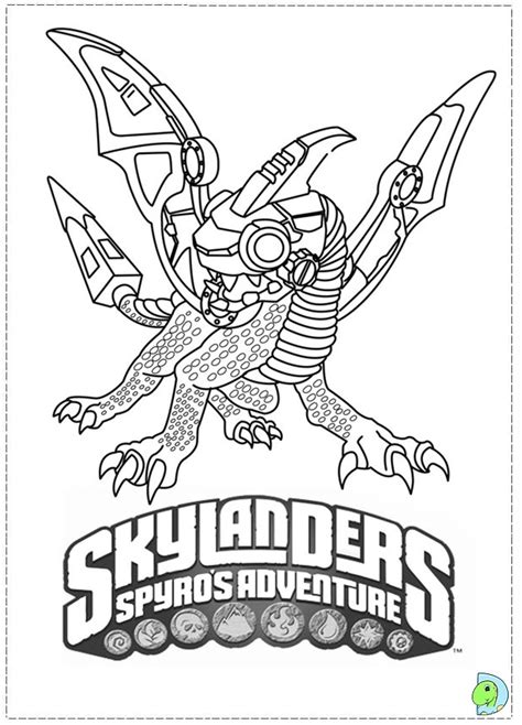 Skylanders Coloring page- DinoKids.org