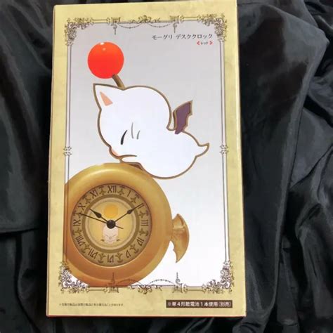 TAITO FINAL FANTASY XIV Moogle Scrivania Orologio Figura Rosso Ffxiv