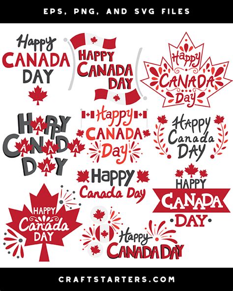 Happy Canada Day Clip Art