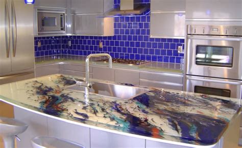 DIY Recycled Glass Countertops - My Daily Magazine - Art, Design, DIY ...