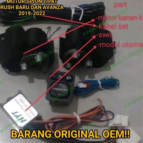 Jual Motor Retrack Ritrak Retract Spion Lipat Rush Avanza Xenia 2019