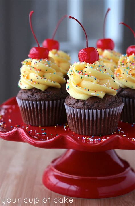 Chocolate Cake Batter Cupcakes - Your Cup of Cake