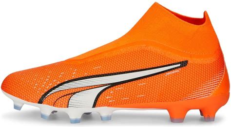 Puma Ultra Match Laceless Fg Ag Supercharge Orange Hvid Bl Kunstgr S