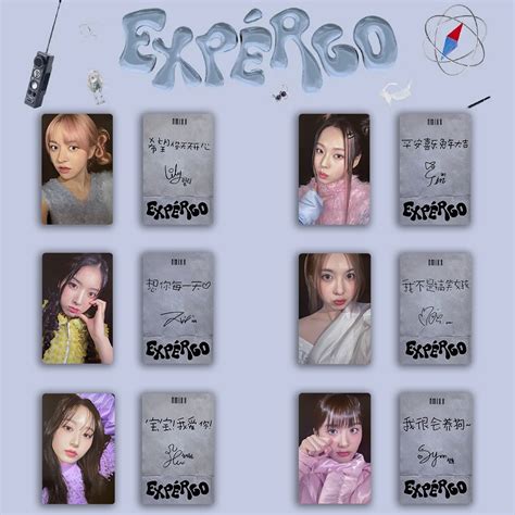 6pcs Nmixx Photocards Expergo Album Fe3o4 Break Dash Lomo Cards Lily