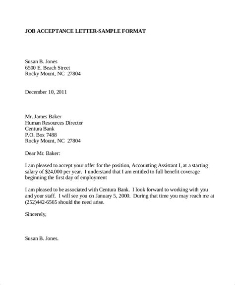 16 Acceptance Letters Free Sample Example Format