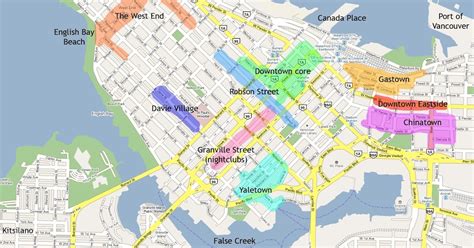 Vancouver: A Local's Perspective: Map of Downtown Vancouver