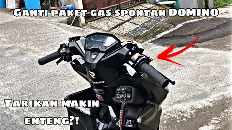 Pemasangan Paket Gas Spontan Domino Vario New Project Draco