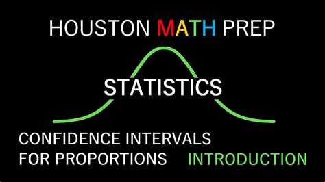 Confidence Intervals For Proportions Introduction Youtube