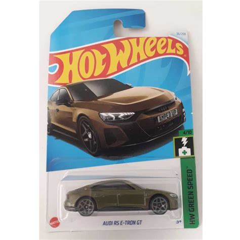 Audi RS E Tron GT 2024 Verde 1 64 Hot Wheels Mattel Lote F