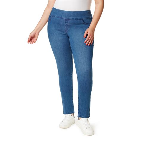 Snapklik Gloria Vanderbilt Womens Amanda Pull On High Rise Jean