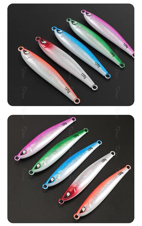 Tolure New Jig Lures 1PC 60g 80g 100g 120g 3D Fishing Eyes Laser Paper