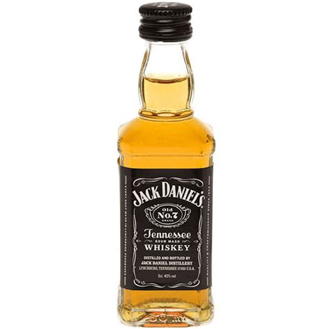 50ml Mini Jack Daniels Old No 7 Tennessee Sour Mash Whiskey