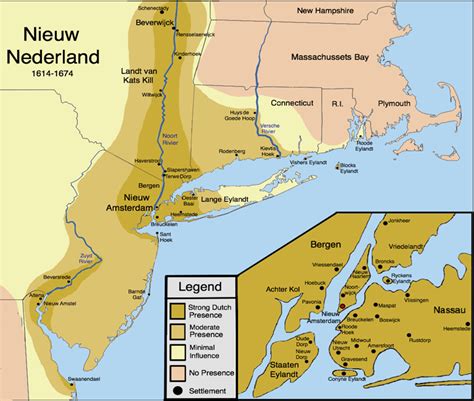 Dutch Colonization Map