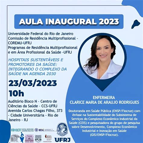 Aula Inaugural Hucff Portal De Eventos