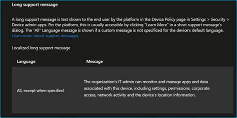 Configure Custom Message For Android Using Intune Htmd Blog