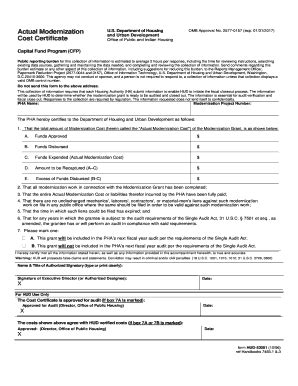 Fillable Online Portal Hud Actual Modernization Portal Hud Fax Email