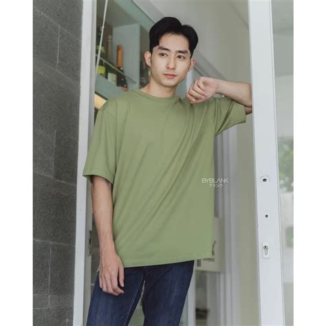 Jual Osaka Oversized Tshirt In Sage Green Kaos Oversize Pria Dan